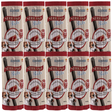 Mediterranean Natural Snacks Serrano Barritas Jamón 16 Uds | Snack Natural para Perros