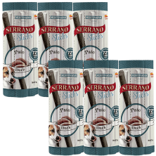 Mediterranean Natural Snacks Serrano Barritas Pato 16 Uds | Snack Natural para Perros