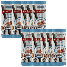Mediterranean Natural Snacks Serrano Barritas Salmón 16 Uds | Snack Natural para Perros