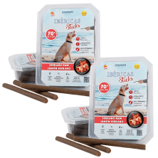 Mediterranean Natural Ibéricas Sticks Jamón Serrano 350 gr y 800 gr | Snack Natural para Perros