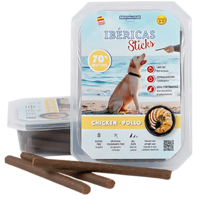 Mediterranean Natural Ibéricas Sticks Pollo 350 gr y 800 gr | Snack Natural para Perros