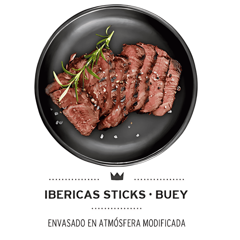 Mediterranean Natural Ibéricas Sticks Buey 800 gr | Snack Natural para Perros