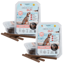 Mediterranean Natural Ibéricas Sticks Pavo 800 gr | Snack Natural para Perros