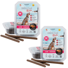 Mediterranean Natural Ibéricas Sticks Cordero 800 gr | Snack Natural para Perros
