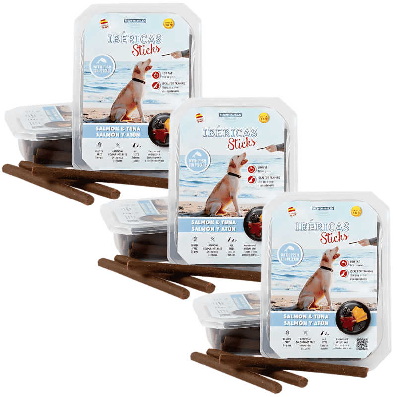 Mediterranean Natural Ibéricas Sticks Pato 350 gr y 800 gr | Snack Natural para Perros