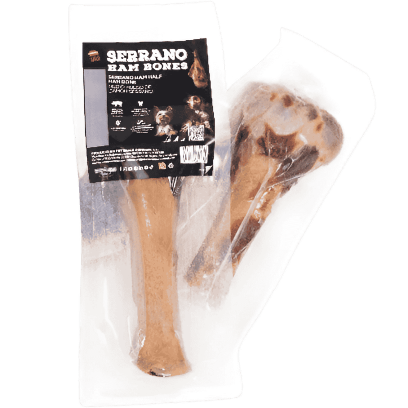 Mediterranean Natural Medio Hueso Jamón 200g | Snack Natural para Perros