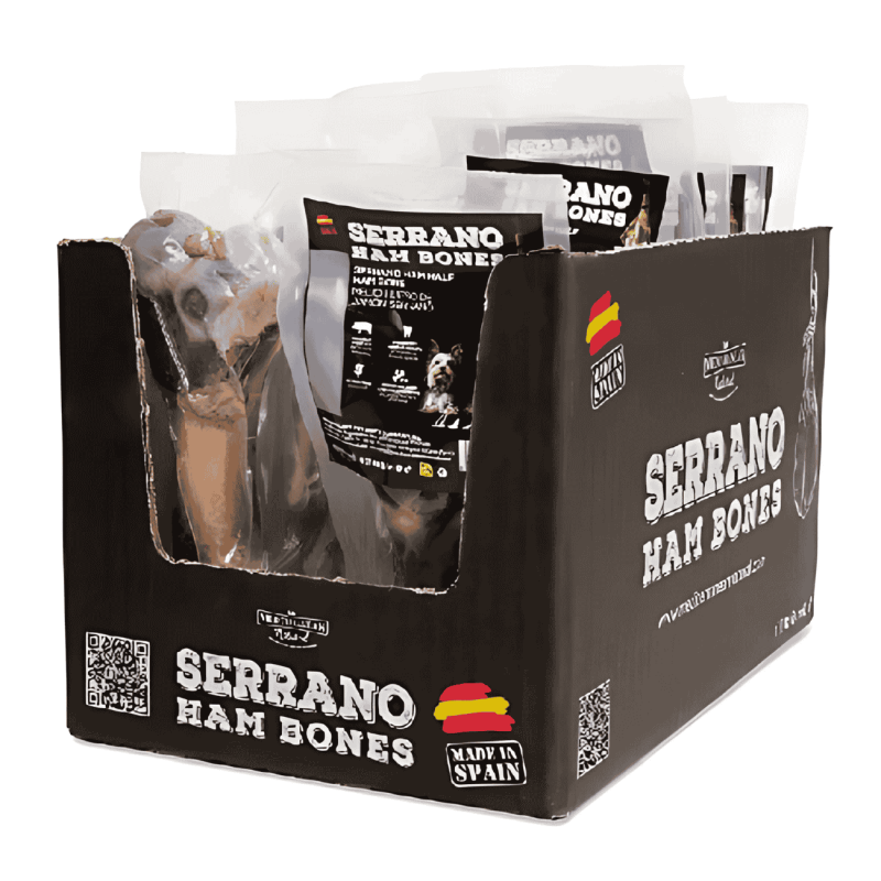 Mediterranean Natural Medio Hueso Jamón 200g | Snack Natural para Perros