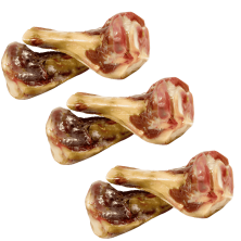 Mediterranean Natural 2x Medio Hueso Jamón 370 gr | Huesos Naturales para Perros