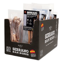 Mediterranean Natural Hueso Jamón Razas Pequeñas 110 gr | Pack 3 Uds