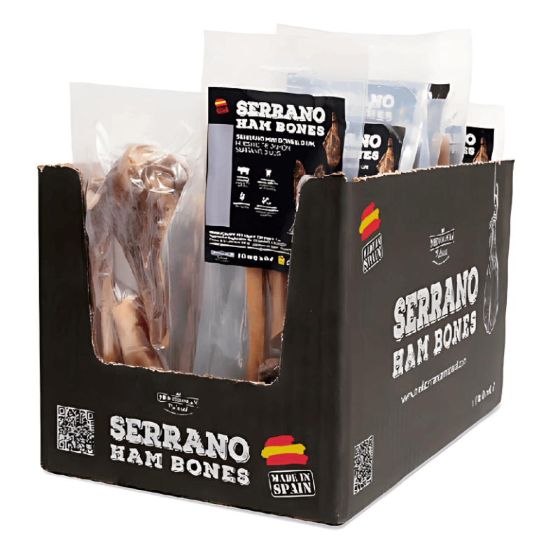 Mediterranean Natural Hueso Jamón Razas Pequeñas 110 gr | Pack 3 Uds
