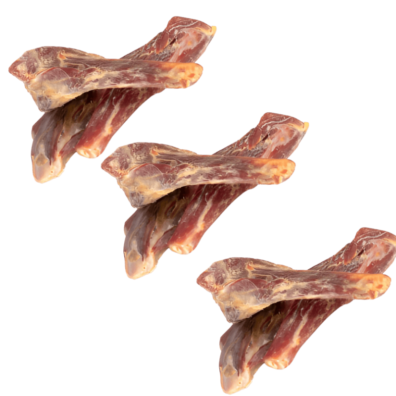 Mediterranean Natural Hueso Jamón Razas Pequeñas 110 gr | Pack 3 Uds