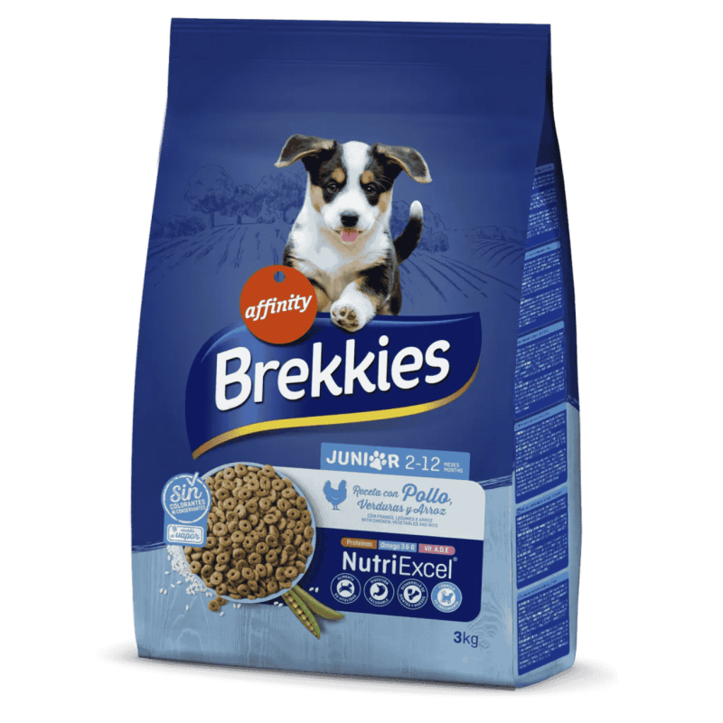 Brekkies Nutri Excel Dog Junior | Pienso para Cachorros en Crecimiento
