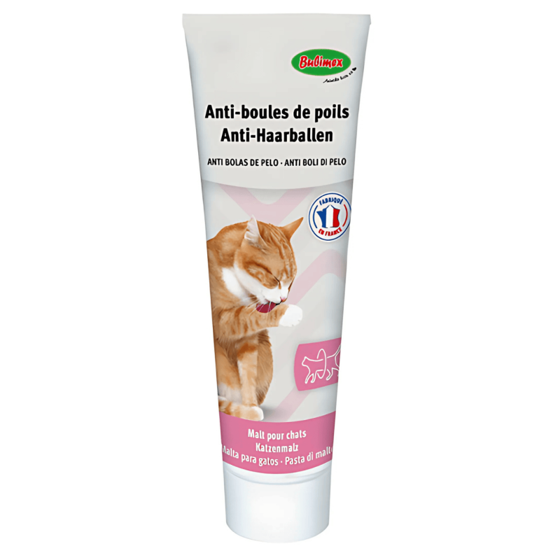 Malta Bubimex 100g: Suplemento Esencial Contra Bolas de Pelo Gatos