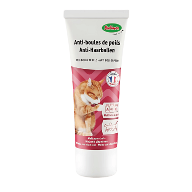 Tubo de Malta Bubimex Multivitamínico 100 g – Prevención de Bolas de Pelo y Refuerzo del Sistema Inmunológico en Gatos