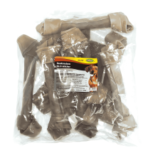 Bubimex Hueso Nudo Masticable 25 cm | Pack 10 Uds | Snack para Perros