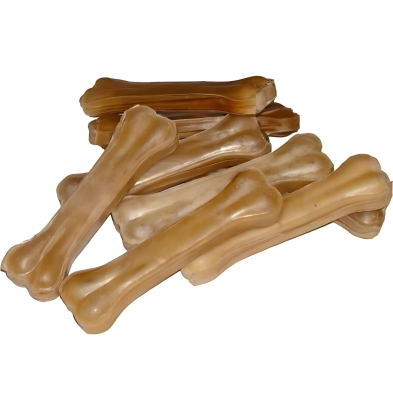 Bubimex Hueso Prensado 17 cm | Pack 25 Uds | Snack Natural para Perros