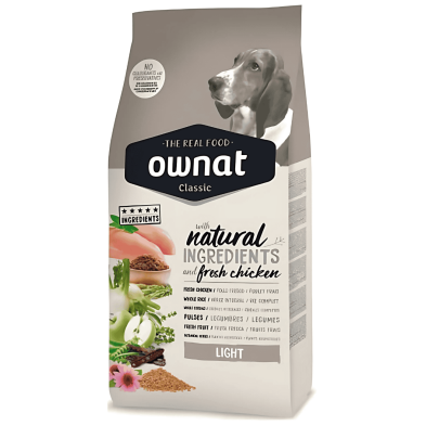 Ownat Classic Light 4kg y 20kg | Pienso Perros Sobrepeso o Esterilizados