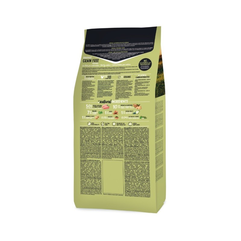 Ownat Grain Free Prime Adult | Pienso Gatos Adultos Sin Cereales