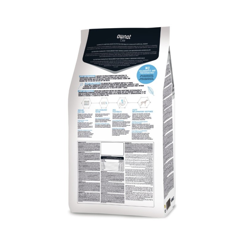 Ownat Care Dermatologic – Pienso para Perros con Piel Sensible 3kg y 10kg | supienso.com