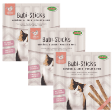 Bubi Sticks Aves e Hígado 42 g | Snack Natural para Perros | Supienso