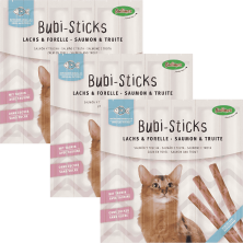 Bubi Sticks Salmón 42 g | Snack Natural Rico en Omega 3 para Perros | Supienso