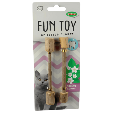 Juguete de Matatabi para Gatos – Pesas Naturales de 13 cm para Salud Dental y Diversión