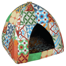 Casita Iglú Sevillana para Gatos – Cama Cerrada con Diseño Tradicional Andaluz