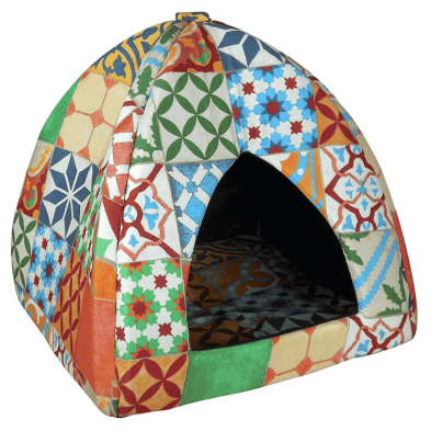 Casita Iglú Sevillana para Gatos – Cama Cerrada con Diseño Tradicional Andaluz