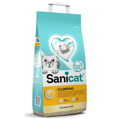 Arena Aglomerante Sanicat Sin Perfume 8 L: Máxima Higiene
