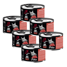 Alpha Spirit Lata Gato Ternera | Comida Húmeda Natural y Grain Free | Alta Palatabilidad