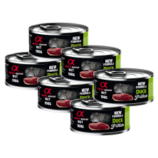 Alpha Spirit Lata Gato Pato | Comida Húmeda Grain Free Alta en Proteína Animal | Natural y Completa