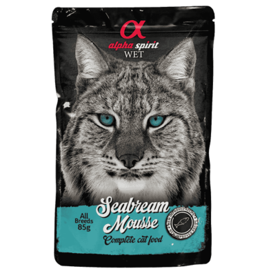 Alpha Spirit Mousse Gato Dorada 24x85g | Comida Húmeda Grain Free Alta en Proteína y Omega 3