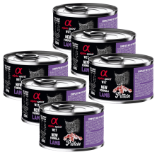 Alpha Spirit Lata Gato Cordero | Comida Húmeda Sin Cereales y Gluten | Alta en Proteína y Sabor Natural