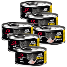 Alpha Spirit Lata Gato Cerdo | Comida Húmeda Natural Sin Cereales | Alta en Proteína y Fácil Digestión