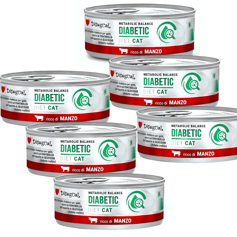 Comida Húmeda Diabética para Gatos Disugual Diet Buey 85g | Supienso