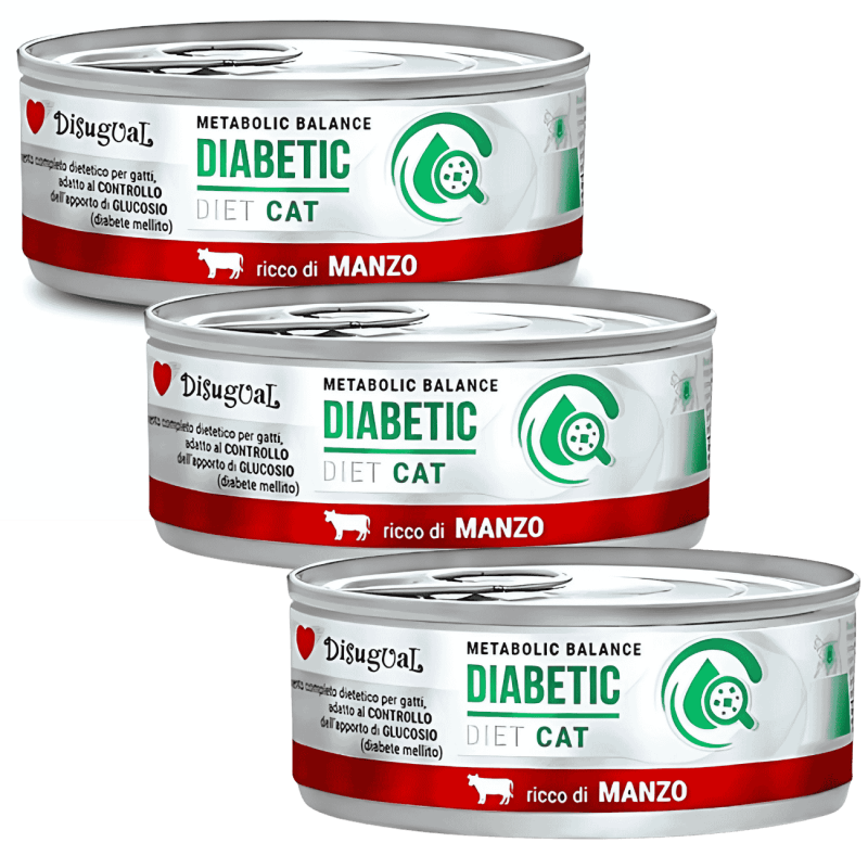 Comida Húmeda Diabética para Gatos Disugual Diet Buey 85g | Supienso