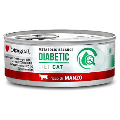 Comida Húmeda Diabética para Gatos Disugual Diet Buey 85g | Supienso
