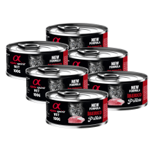 Alpha Spirit Lata Gato Cerdo | Alimento Húmedo Completo Sin Cereales y Alta en Proteína Animal