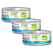 Disugual Diet Cat Húmedo Pescado Blanco Weight 85gr – Alimento Light para Gato con Sobrepeso