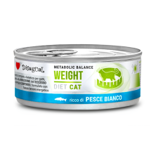 Disugual Diet Cat Húmedo Pescado Blanco Weight 85gr – Alimento Light para Gato con Sobrepeso