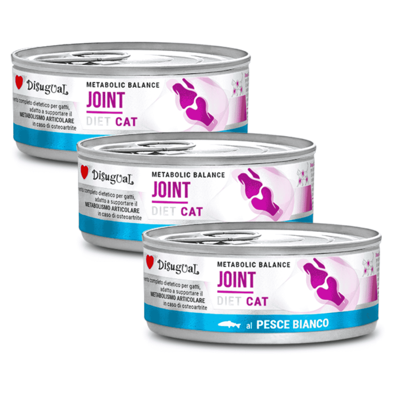 Disugual Diet Cat Húmedo Pescado Blanco Articulaciones 85gr – Comida para Gato con Salud Articular
