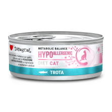 Disugual Diet Cat Húmedo Trucha Hypoalergénica 85gr – Alimento Hipoalergénico para Gatos