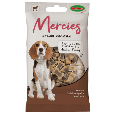 Snacks Bubimex Mercies Cordero y Arroz 100 g | Deliciosos Premios Naturales para Perros | Supienso