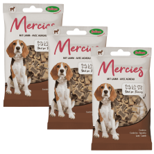 Snacks Bubimex Mercies Cordero y Arroz 100 g | Deliciosos Premios Naturales para Perros | Supienso