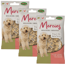 Snacks Bubimex Mercies Ave de Caza y Pollo 100 g | Alta Palatabilidad y Proteína Natural | Supienso