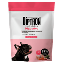 Diptron Snack Digestive 150 g | Premios Naturales con Probióticos para Perros | Supienso