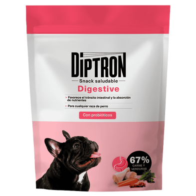 Diptron Snack Digestive 150 g | Premios Naturales con Probióticos para Perros | Supienso