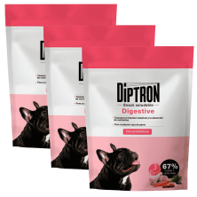 Diptron Snack Digestive 150 g | Premios Naturales con Probióticos para Perros | Supienso