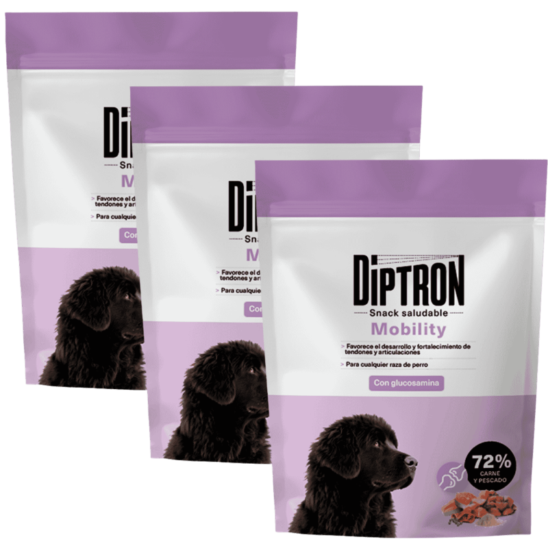 Diptron Snack Mobility 150 g | Cuidado Articular Natural para Perros Activos | Supienso