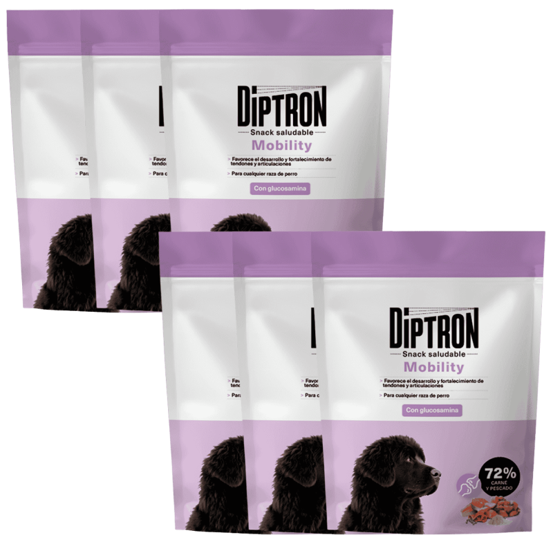 Diptron Snack Mobility 150 g | Cuidado Articular Natural para Perros Activos | Supienso